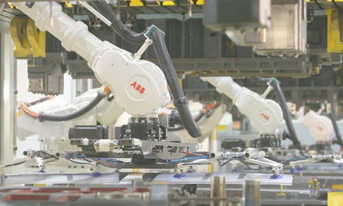 ABB機器人沖壓生產線